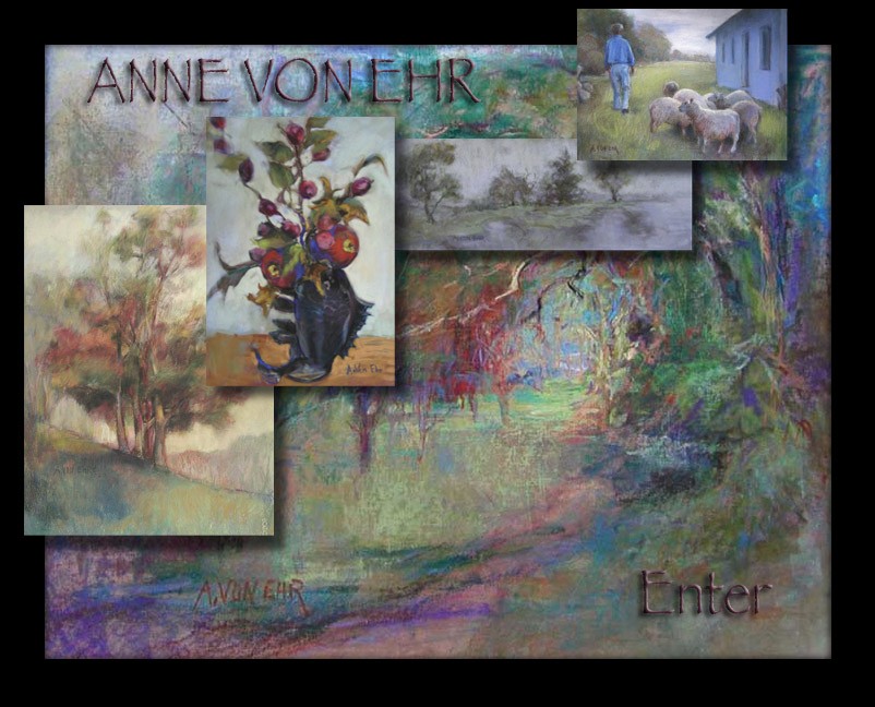 Featured pastel paintings by Anne Von Ehr